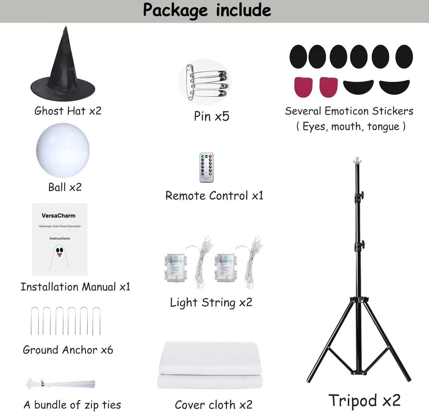 Halloween LED Ghosts