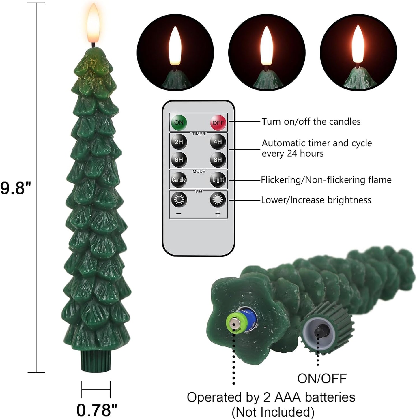 LED Chritmas Tree Candles